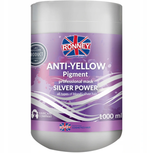 Ronney ANTI YELLOW mask for bleached, blonde and gray hair 1000 ml