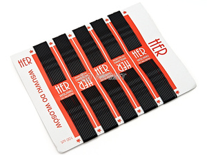 Hair pins 100 pieces black