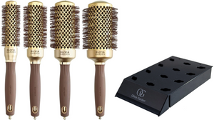 Olivia Garden NANO THERMIC brushes 4 pcs. (NT-24,34,44,54)