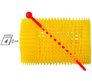 GORGOL wałek Haft żółty Ø44mm 4szt