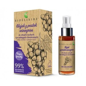 BIOELIXIRE grape seed oil for dry and chemically treated hair 50 ml