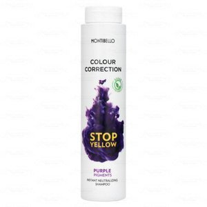 MONTIBELLO COLOUR CORRECTION szampon neutralizujący do włosów STOP YELLOW 300 ml