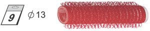 GORGOL Velcro roller red Ø13 9pcs